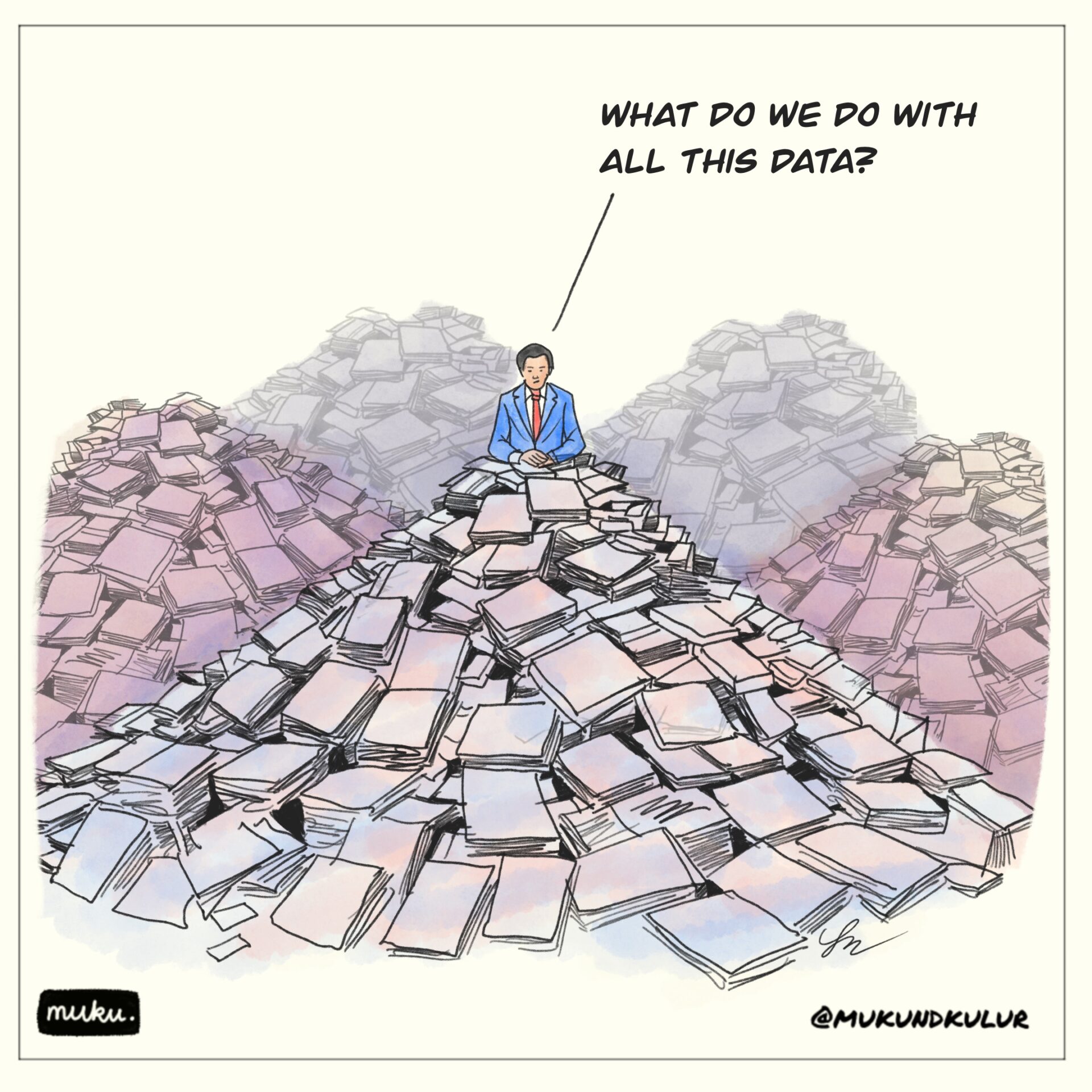 CXO sitting on piles of data not sure what to do with it