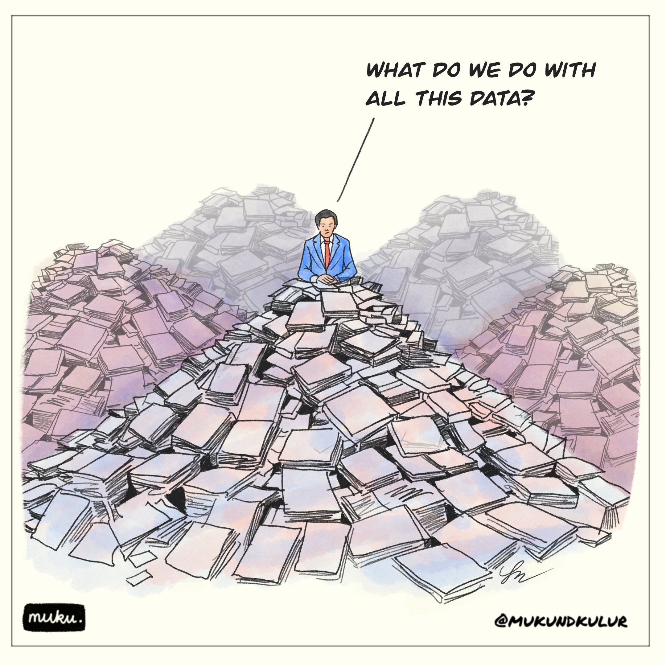 CXO sitting on piles of data not sure what to do with it